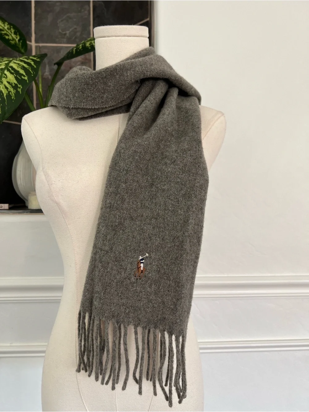 Vintage Polo Ralph Lauren Lambs Wool Scarf